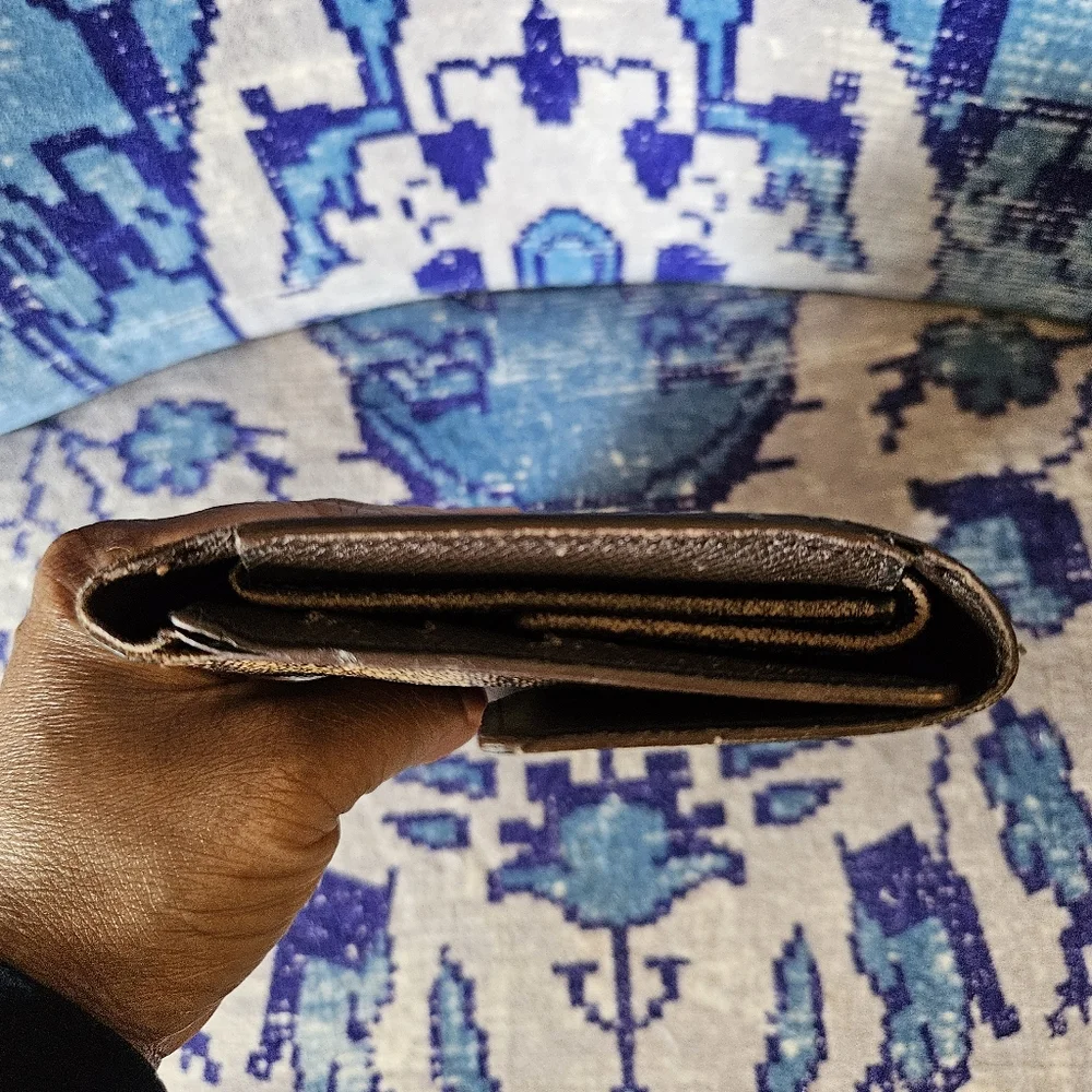 Louis Vuitton Damier Ebene Porte Tresor International Wallet France 1998